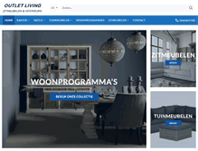 Tablet Screenshot of outletliving.nl